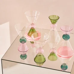 URBAN NATURE CULTURE Ayo wine glass 20 cl, Pink Transparent Sale