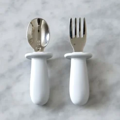 Jack o Juno Baby cutlery set 2 pieces, Glacier Grey Best