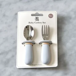 Jack o Juno Baby cutlery set 2 pieces, Glacier Grey Best