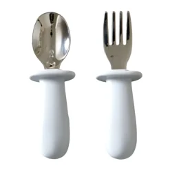 Jack o Juno Baby cutlery set 2 pieces, Glacier Grey Best