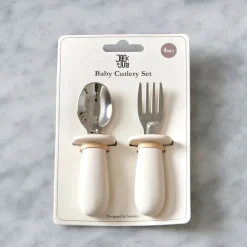 Jack o Juno Baby cutlery set 2 pieces, Cream Beige Best