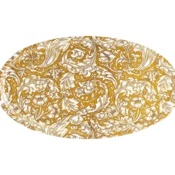 Åry Home Bachelor's Button oval tray, 50x28 cm Yellow Clearance