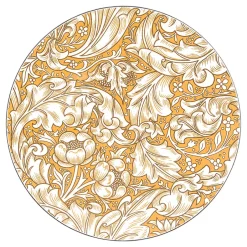 Åry Home Bachelor's Button trivet, Ø 23.5 cm Yellow Hot
