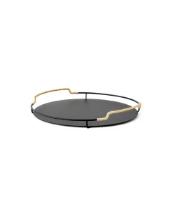 Audo Copenhagen Balcony serving tray Ø36.5 cm, Black Hot