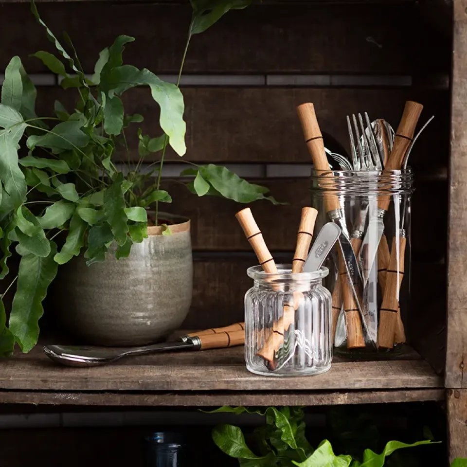 SABRE Paris Bambou cutlery 24 pcs, natural wood Brown Clearance