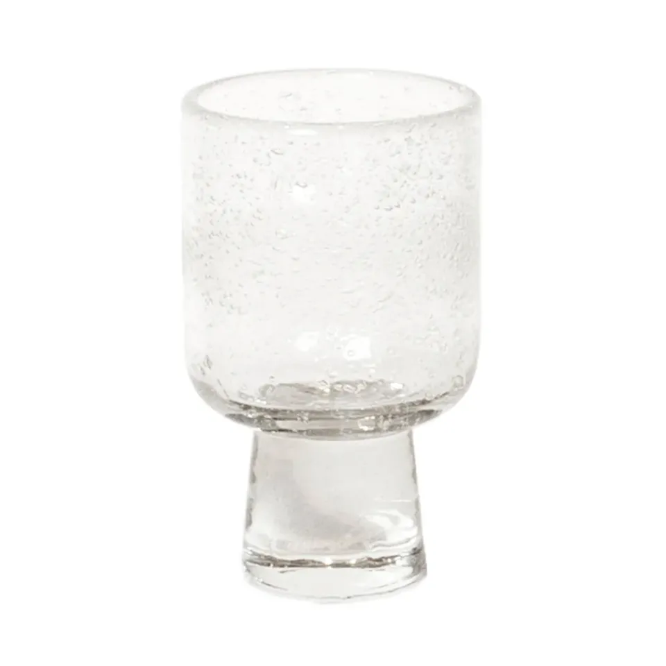 Olsson & Jensen Bari glass on base, clear Transparent Outlet