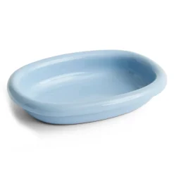 HAY Barro oval serving plate, Light , small 20x27,5 cm Blue Online