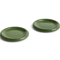 HAY Barro plate, , Ø18 cm 2-pack Green Discount