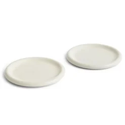 HAY Barro plate, Off-, Ø24 cm 2-pack White Discount