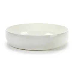 Serax Base serving bowl with low rim , 24 cm White