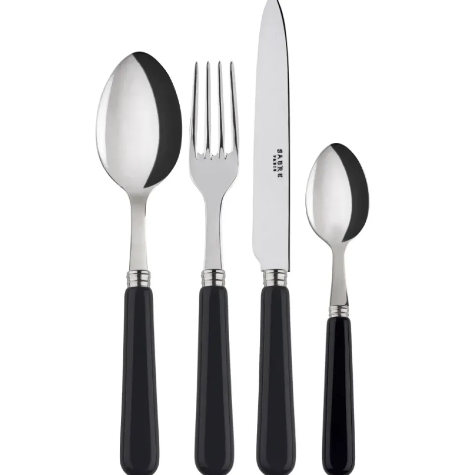 SABRE Paris Basic cutlery 24 pcs, Black Sale