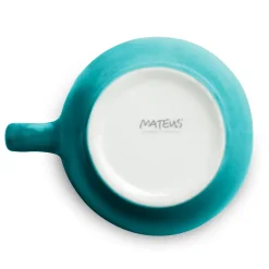 Mateus Basic organic mug 60 cl, Ocean Turquoise