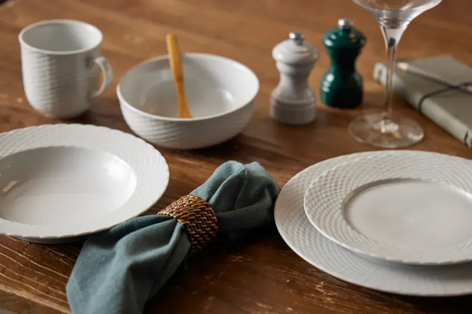 Pillivuyt Basket plate Ø22 cm, White Online