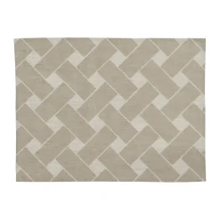 Almedahls Basket XL placemat 34x45 cm 2-pack, Natural taupe Beige New