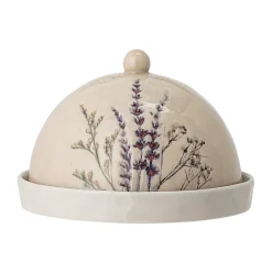 Bloomingville Bea Butter Dish 10x15 cm, Nature Beige