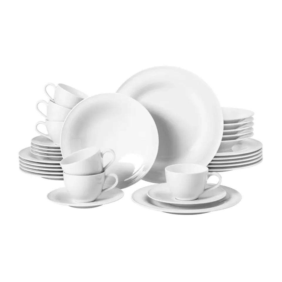Seltmann Weiden Beat service set 30 pieces, White Clearance