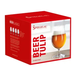 Spiegelau Beer Classics Tulip glass 44cl. 4-pack, clear Transparent New