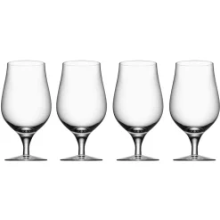 Orrefors Beer taster beer glass 4-pack, 4-pack Transparent Clearance