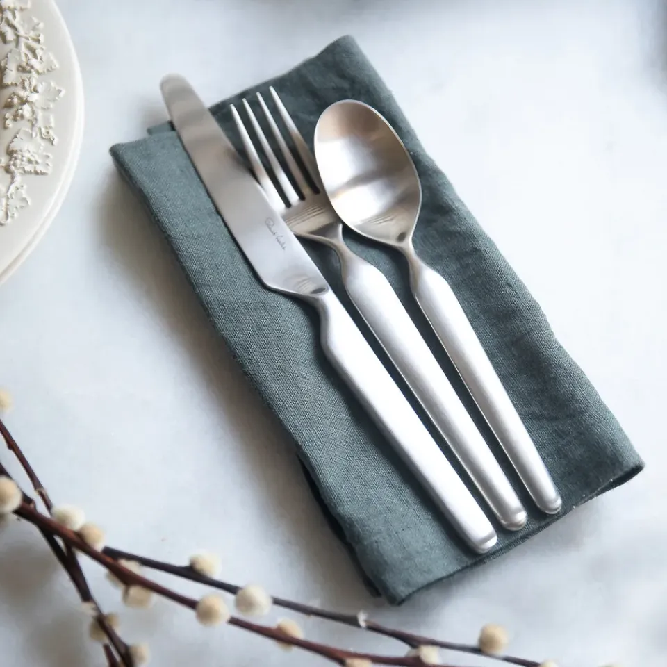 Robert Welch Bergen cutlery set matte, 84 pieces Silver-coloured Sale