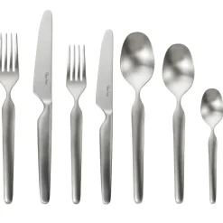 Robert Welch Bergen cutlery set matte, 56 pieces Silver-coloured New