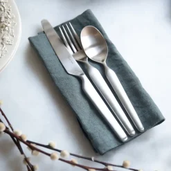 Robert Welch Bergen cutlery set matte, 56 pieces Silver-coloured New