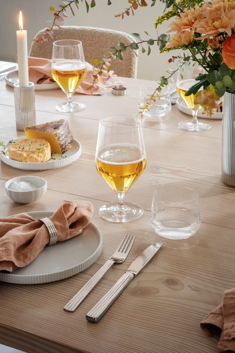 Georg Jensen Bernadotte beer glass 52 cl 6-pack, Clear Transparent Online