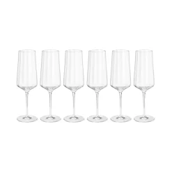Georg Jensen Bernadotte champagne glass 6-pack, 27cl Transparent Best