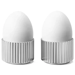 Georg Jensen Bernadotte egg cup, 2- pack Silver-coloured Hot
