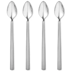 Georg Jensen Bernadotte latté spoon 4-pack, 4- pack Silver-coloured Hot