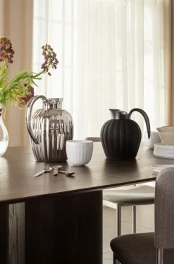 Georg Jensen Bernadotte thermo jug 0,8 L, Midnight Black New