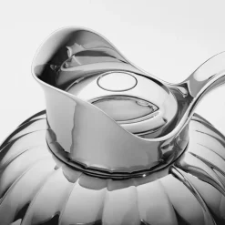 Georg Jensen Bernadotte thermos jug push lid, 0.8 l Silver-coloured Best