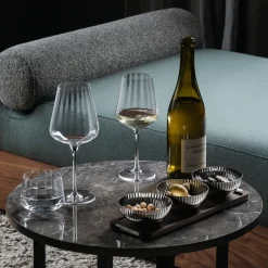 Georg Jensen Bernadotte white wine glass 6-pack, crystalline Transparent Outlet