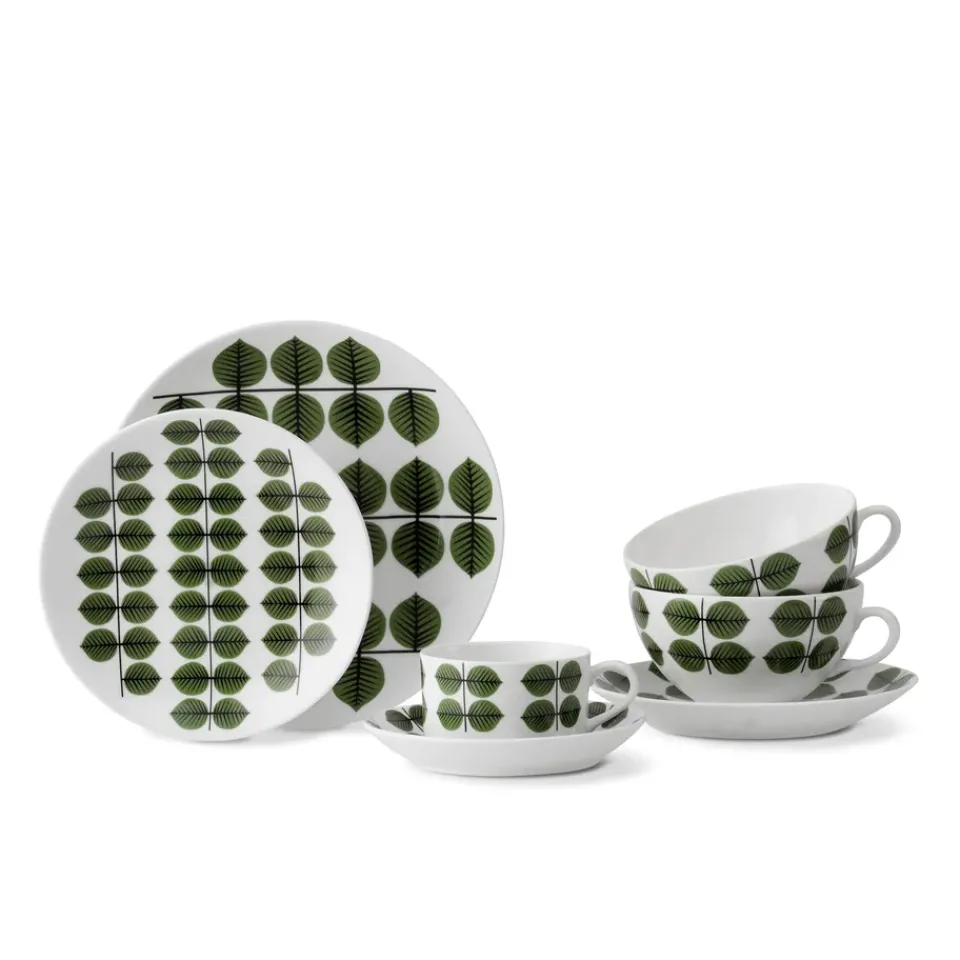 Gustavsbergs Porslinsfabrik Berså plate, Ø 24 cm GreenWhite New
