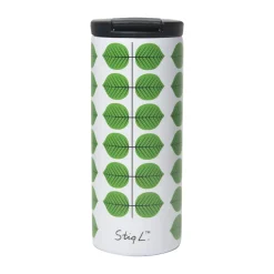 Pluto Design Berså thermal mug 0.35l, White-green WhiteGreen Outlet