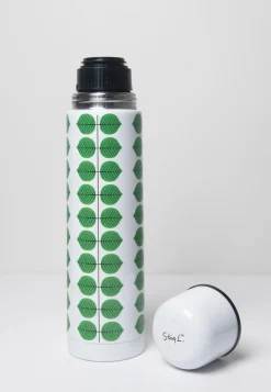 Pluto Design Berså thermos 0.75l, White-green WhiteGreen Sale
