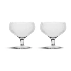 Sagaform Billi champagne coupe 30 cl, 2-pack Transparent Best