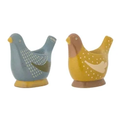 Bloomingville Birdy egg cup 2-pack, -yellow Blue Sale