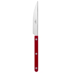 SABRE Paris Bistrot knife shiny, burgundy Red New