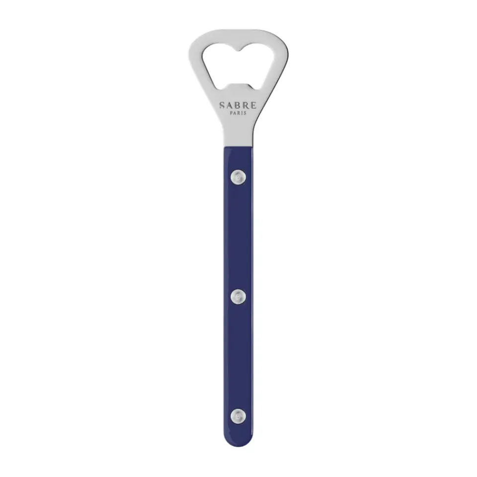 SABRE Paris Bistrot solid bottle opener 16 cm, Navy Blue Outlet