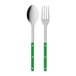 SABRE Paris Bistrot solid serving cutlery, 2 pieces, Garden Green Discount