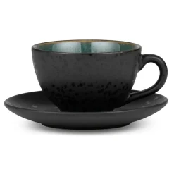 Bitz cup with saucer black, Green Multi Online