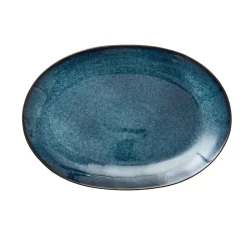 Bitz dish oval 25x36 cm, Black-dark blue BlueBlack Outlet