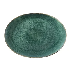 Bitz oval serving dish 45x34 cm, Black-green BlackGreen Best