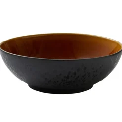Bitz salad bowl Ø30 cm, Black-amber BrownBlack Online