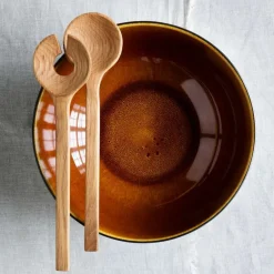 Bitz salad cutlery oak, Oak Brown Best