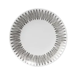 Gustavsbergs Porslinsfabrik Salix plate, Ø 18 cm Black