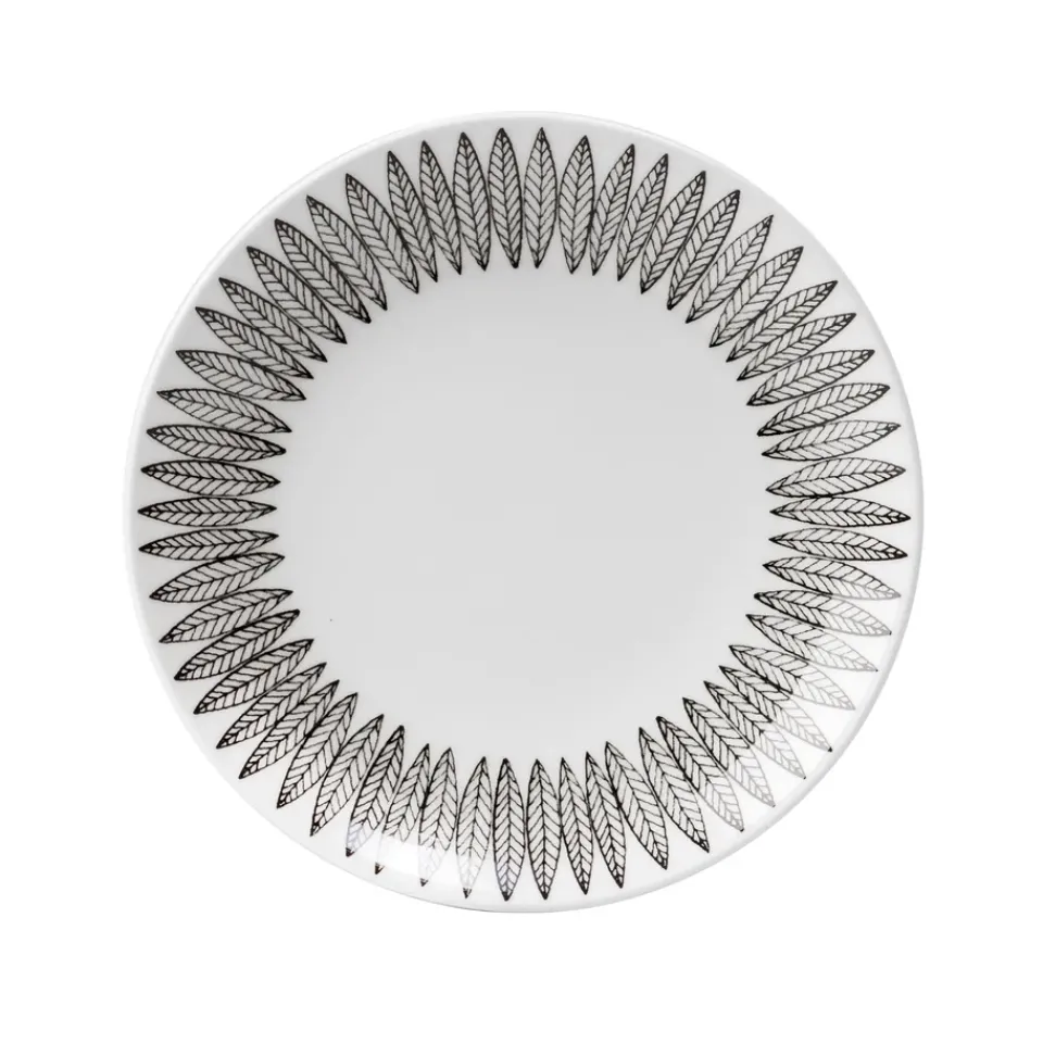 Gustavsbergs Porslinsfabrik Salix plate, Ø 18 cm Black
