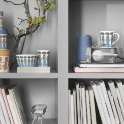 Design House Stockholm Blåklint mug with handle, 40 cl BlueWhite Outlet