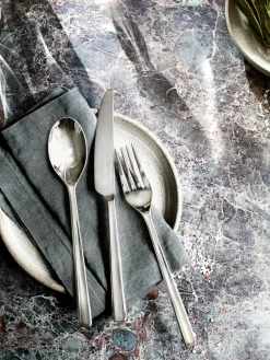 Robert Welch Blockley dinner knife smooth, Stainless steel Silver-coloured