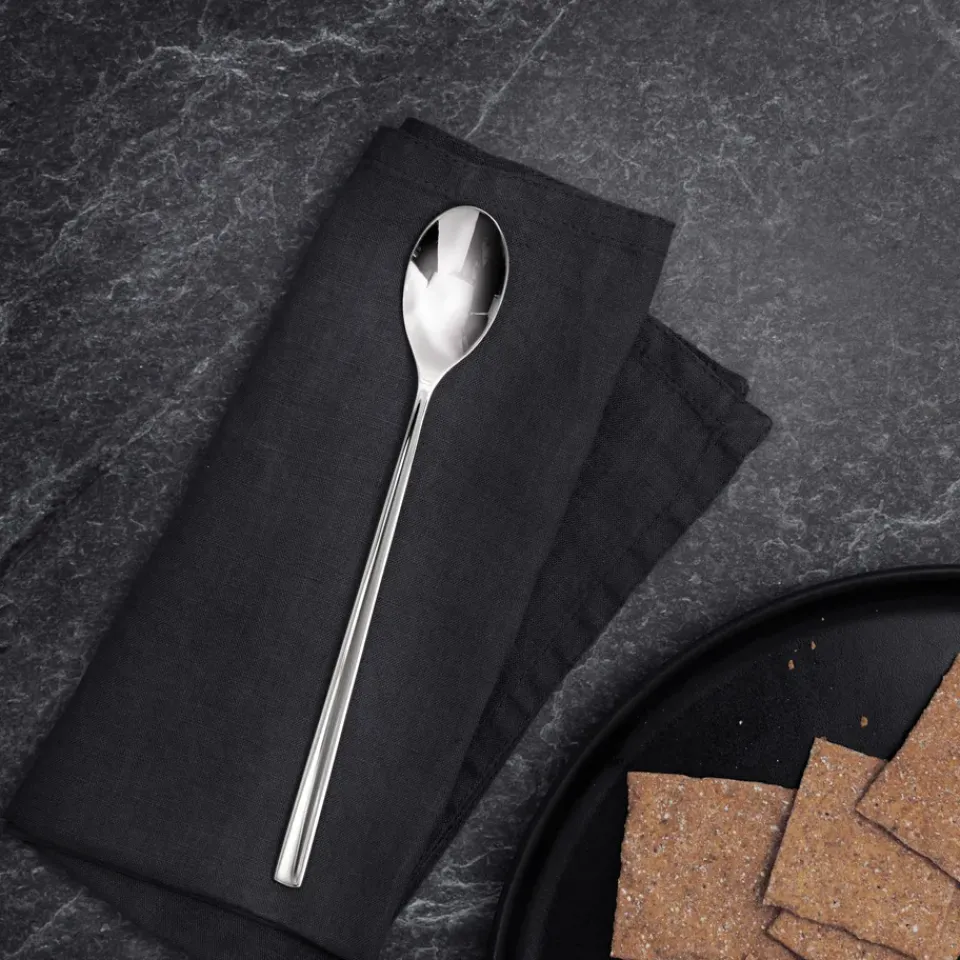 Robert Welch Blockley latte spoon smooth, Stainless steel Silver-coloured Clearance